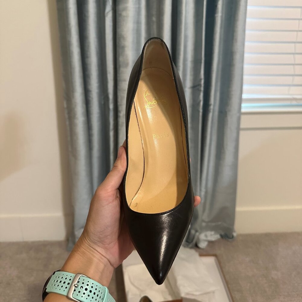 Christian Louboutin Pigalle 100 Nappa Shiny Black size 40 - Picture 14 of 16